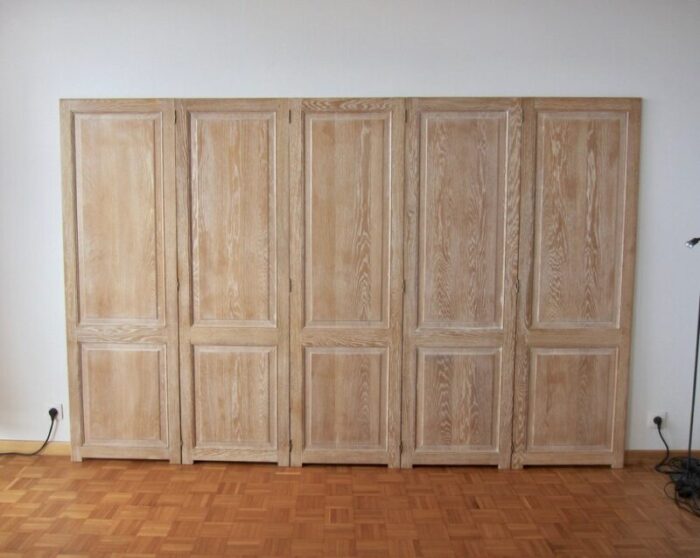 french oak screen 1940s 4