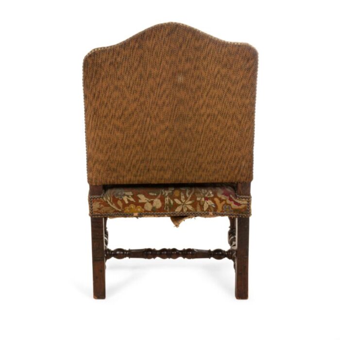 french provincial walnut arm chair 5312