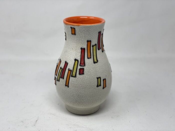 geometric spiral vase by alvino bagni for rosenthal netter italy circa 1950s 3430