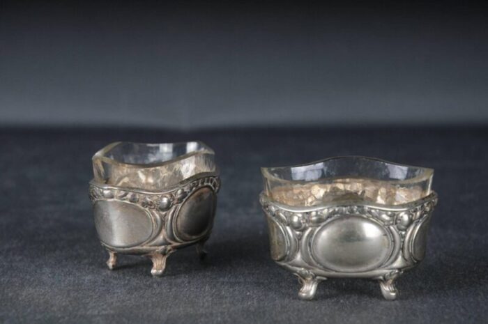 german caviar bowls in silver set of 2 4