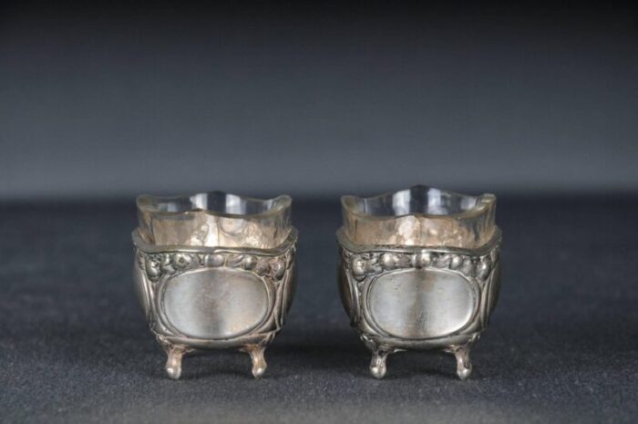 german caviar bowls in silver set of 2 5