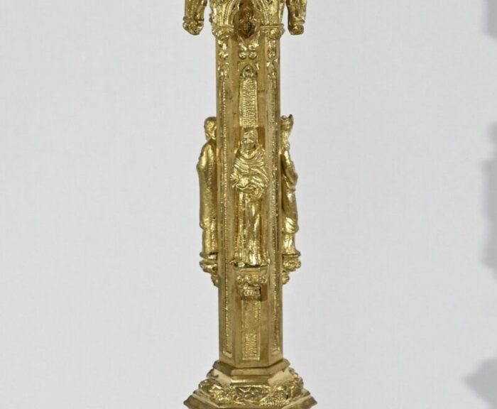 gilt bronze candleholder late 19th century 11