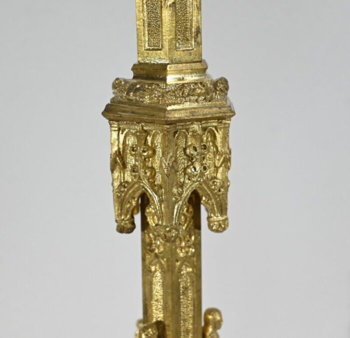 gilt bronze candleholder late 19th century 12