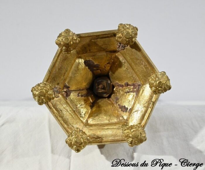 gilt bronze candleholder late 19th century 22