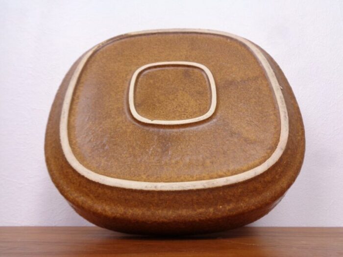 glazed lava ceramic bowl from scheurich germany 1970s 13