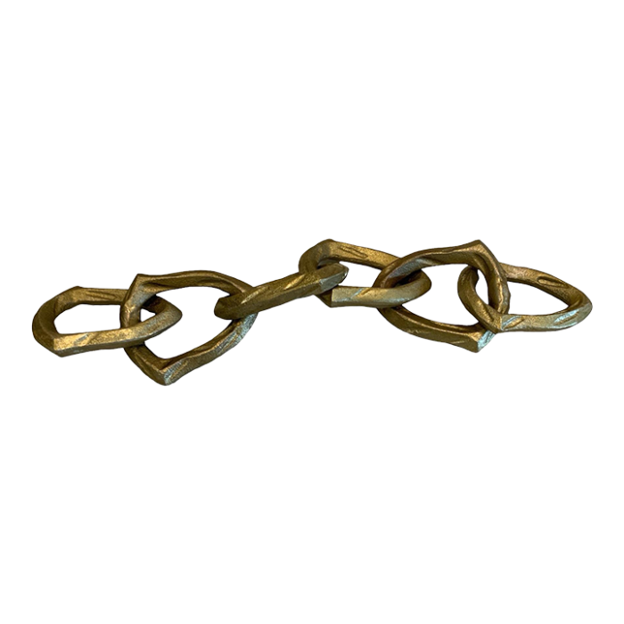 gold metal chain link 3765