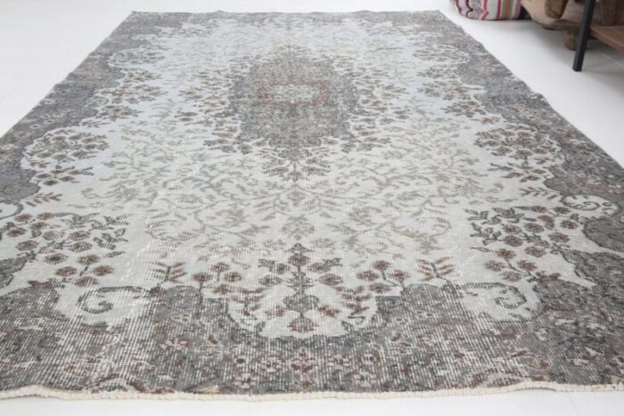 gray and dark grey wool area rug 1961 10