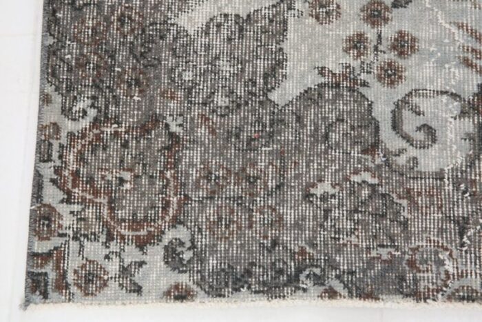 gray and dark grey wool area rug 1961 11