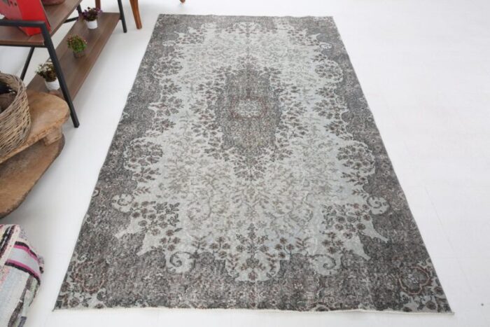 gray and dark grey wool area rug 1961 2