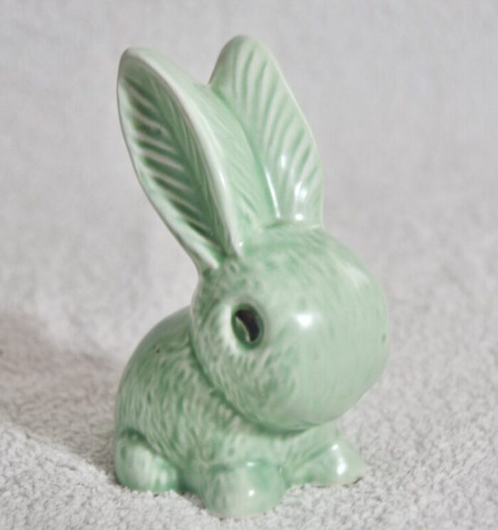 green rabbit from sylvac 1960s 1