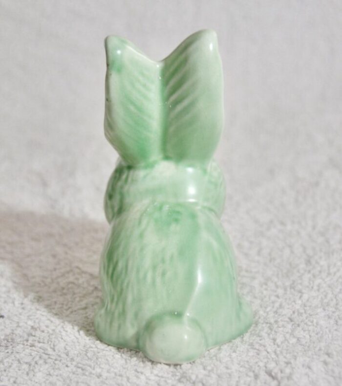 green rabbit from sylvac 1960s 5