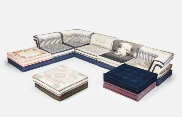 hans hopfer jean paul gaultier mah jong sectional sofa 21 pieces 8909