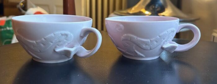 haviland porcelain teacups set of 2 1