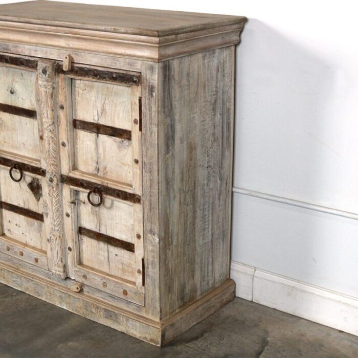 indian cabinet constructed from antique teakwood doors 1928