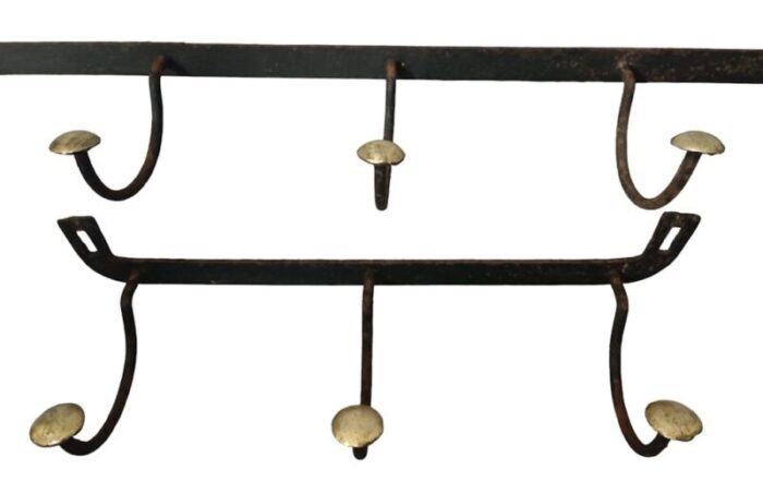 industrial school coat racks spain 1900s set of 2 3