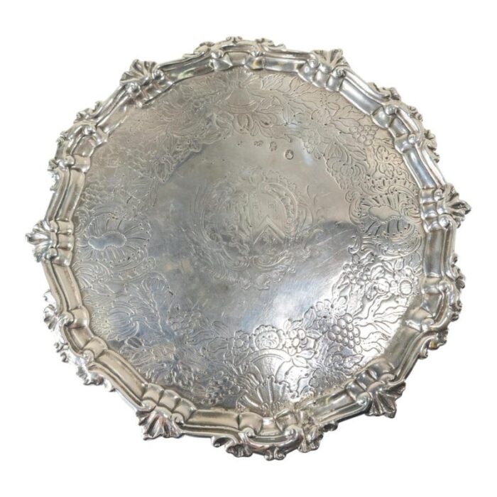 irish sterling silver dublin hallmarked salver 1