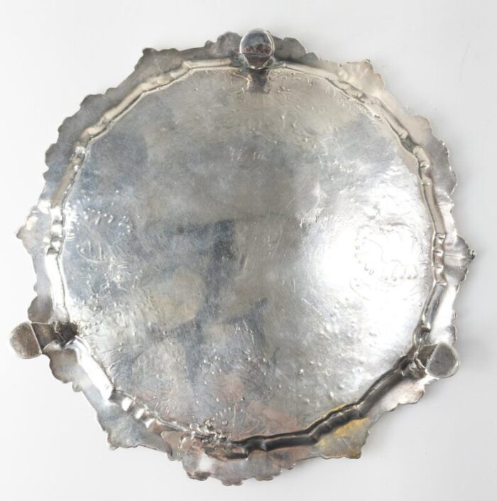 irish sterling silver dublin hallmarked salver 9