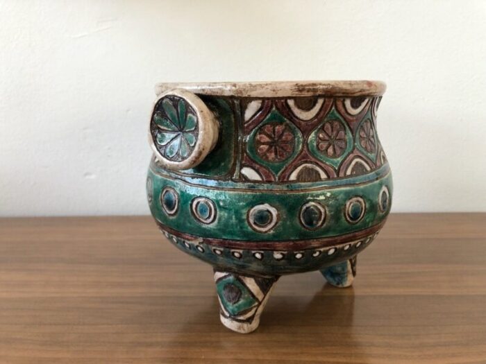 italian ceramic vase by elio schiavon 1950s 15