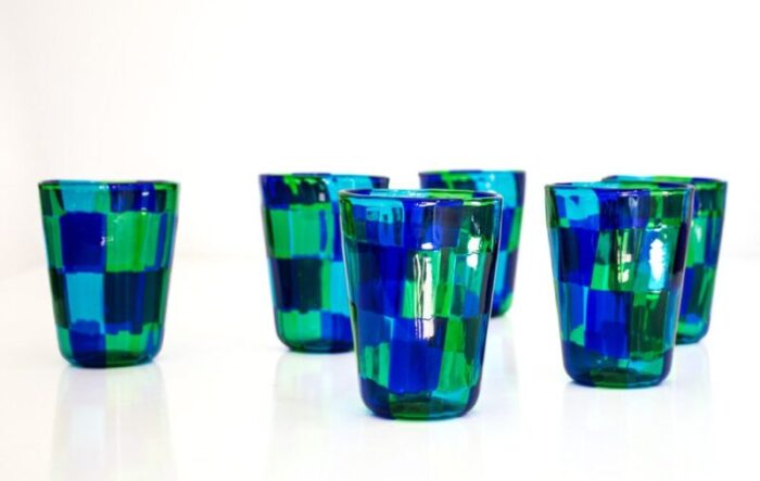 italian cocktail glasses in murano glass by mariana iskra set of 6 5