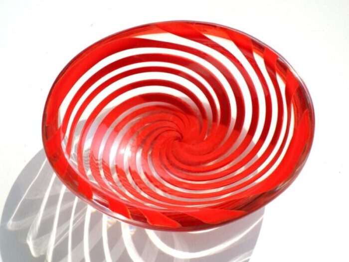 italian filigrana murano glass bowl by carlo scarpa for venini 1950s 2