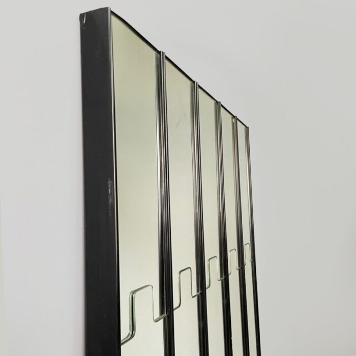 italian modern gronda mirror wall hangers attributed to luciano bertoncini for elco 1970s set of 5 4