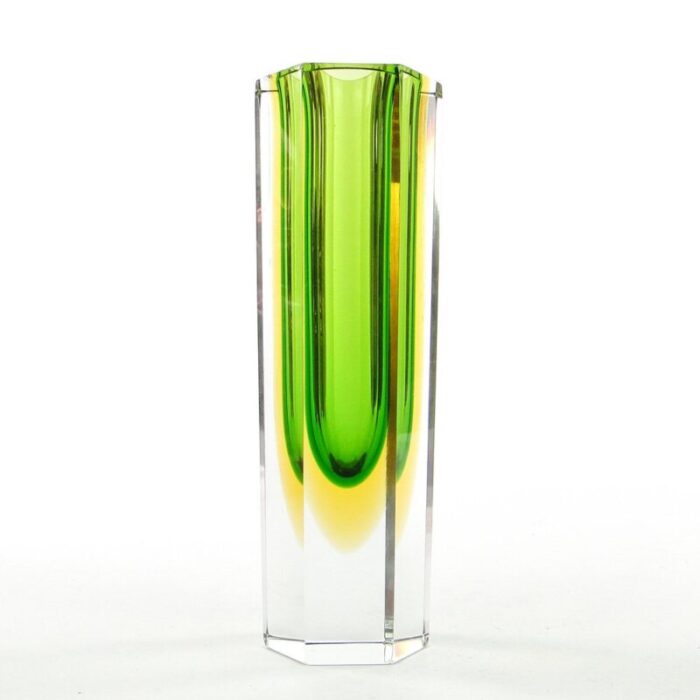 italian vase in murano glass from mandruzzato 1950s 1