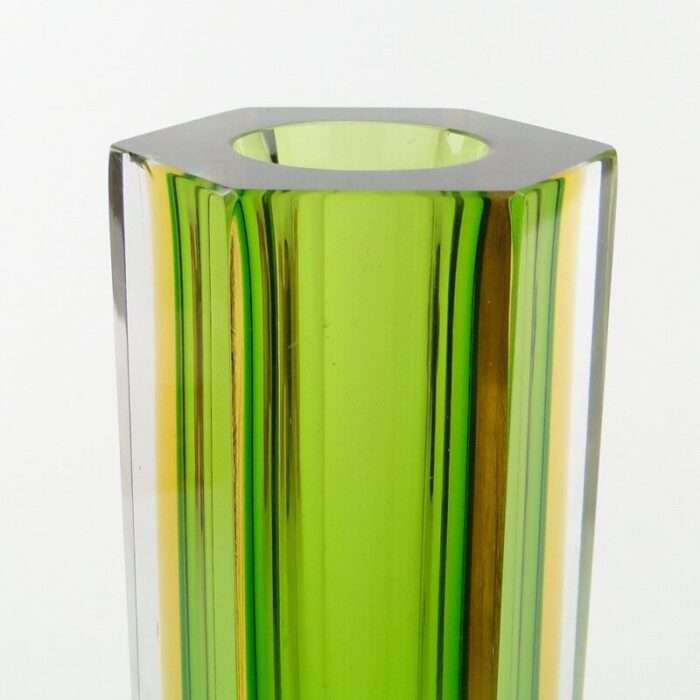 italian vase in murano glass from mandruzzato 1950s 13