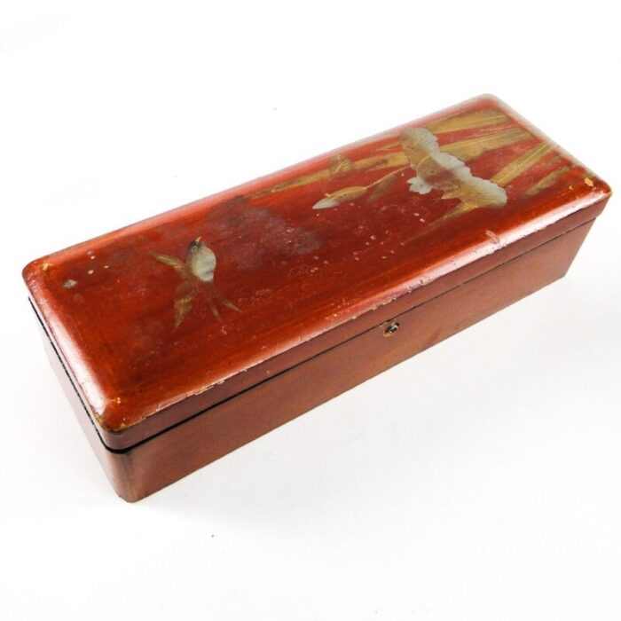 japanese lacquerware box 1920s 9