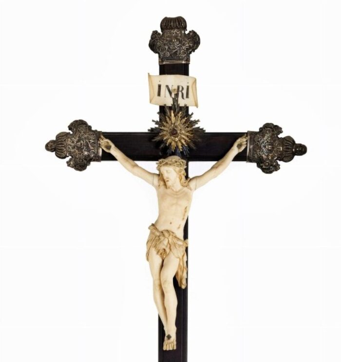 jesus christ crucified 18th century italian sculpture 5