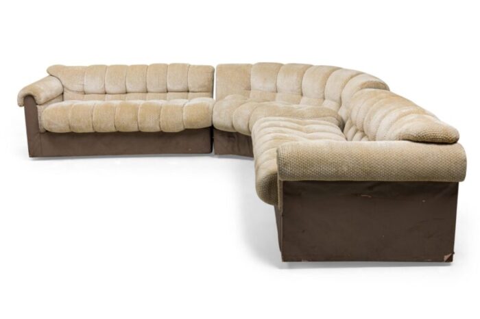 l davanzati mid century american modern bounty group pace collection sectional sofa 3 pieces 4358