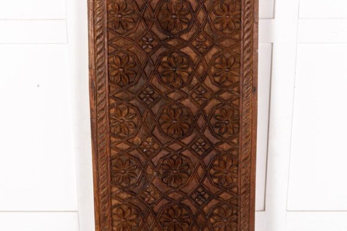 large 19th century syrian carved hardwood panel 3