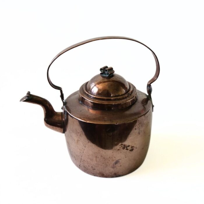 large copper pot handmade sweden 1900s 1