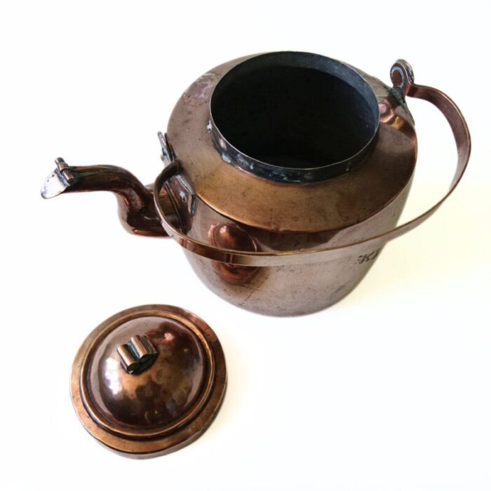 large copper pot handmade sweden 1900s 2