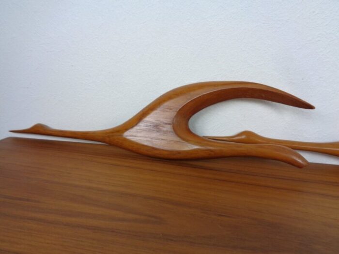 large danish herons in teak 1960s set of 2 12