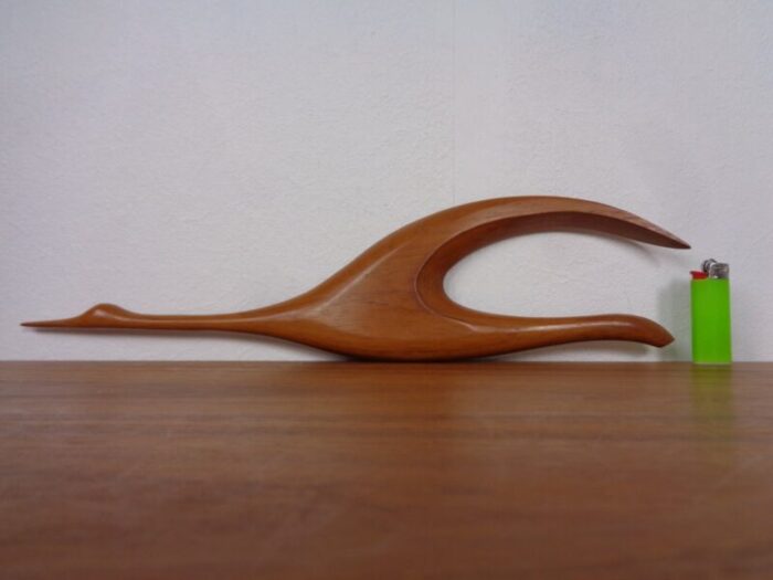 large danish herons in teak 1960s set of 2 2