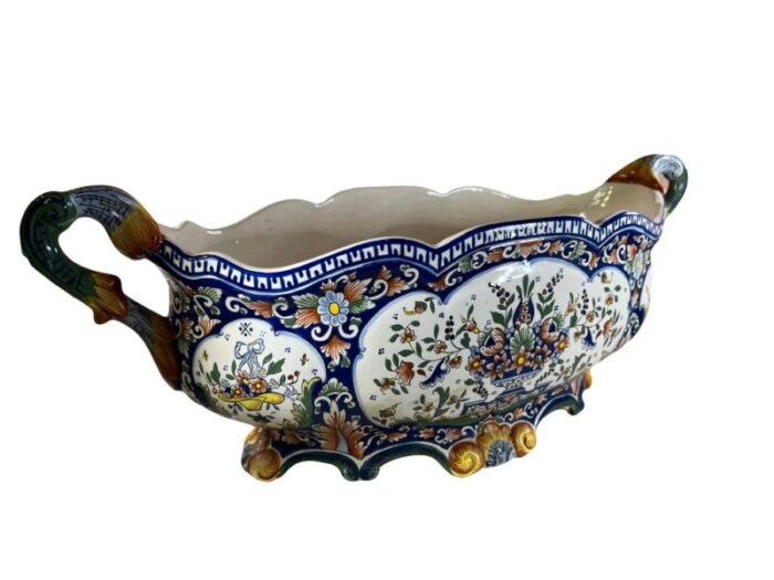 large french planter decor rouen 1900s 2