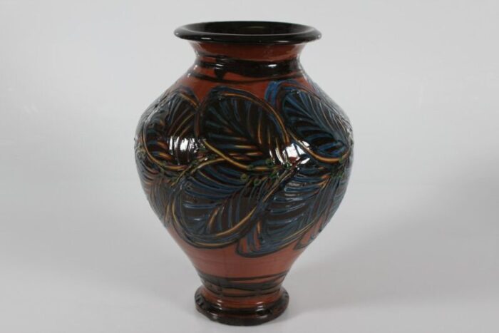 large hak floor vase by herman a kaehler denmark early 20th century 1