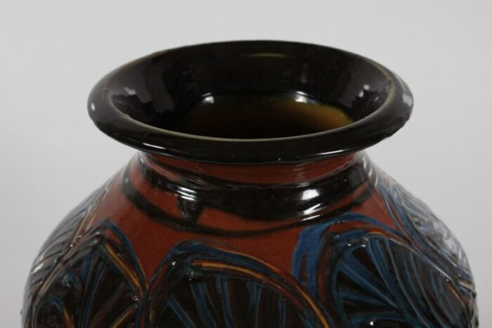 large hak floor vase by herman a kaehler denmark early 20th century 3