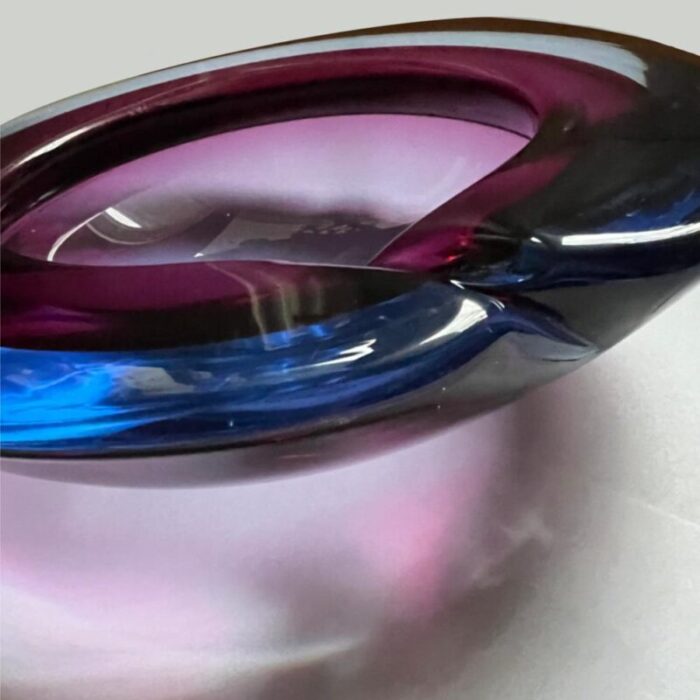 large murano glass bowl by archimede seguso for seguso 1960 8