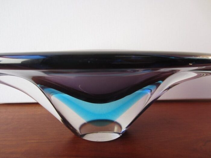 large murano sommerso vase and bowl set of 2 3