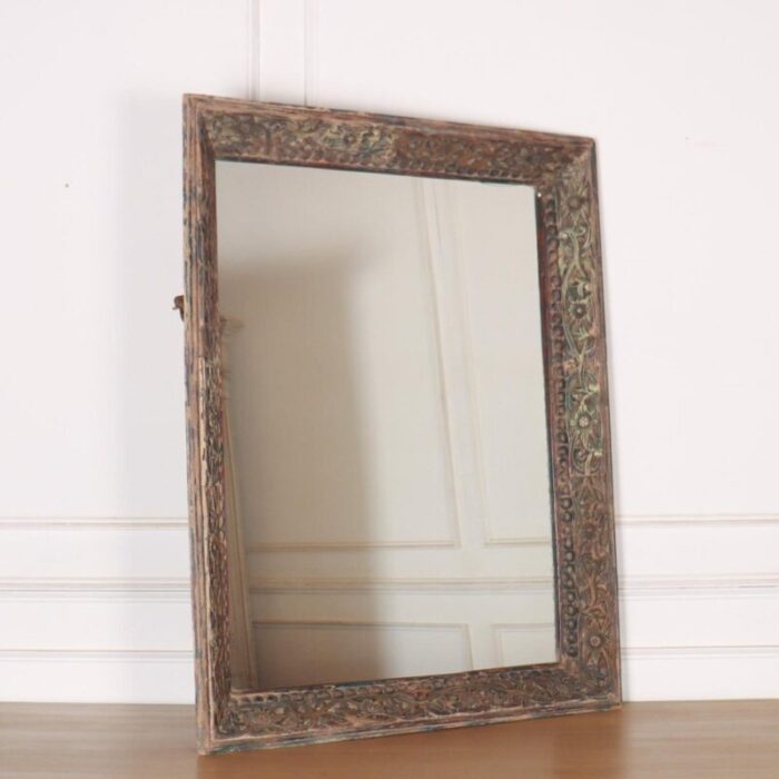 large painted fretwork mirror 1890s 1