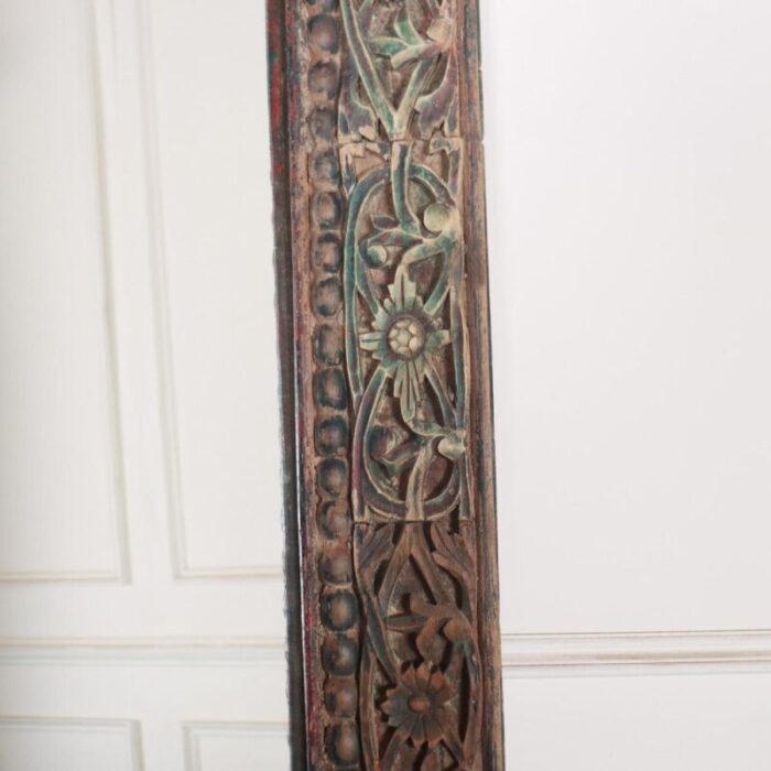 large painted fretwork mirror 1890s 5