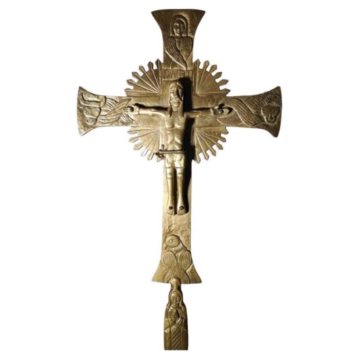 large processional or altar cross 1880s 1