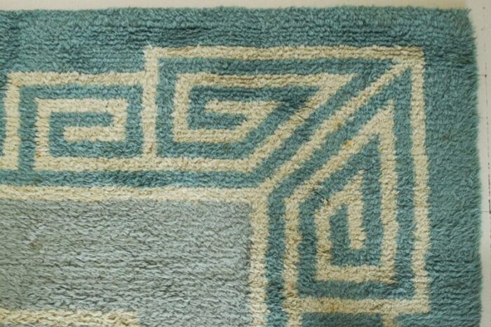 large vintage handwoven rug 1960s 6