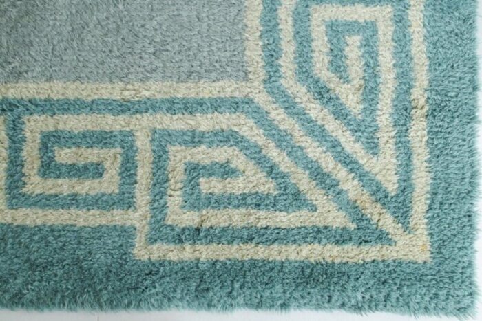 large vintage handwoven rug 1960s 8