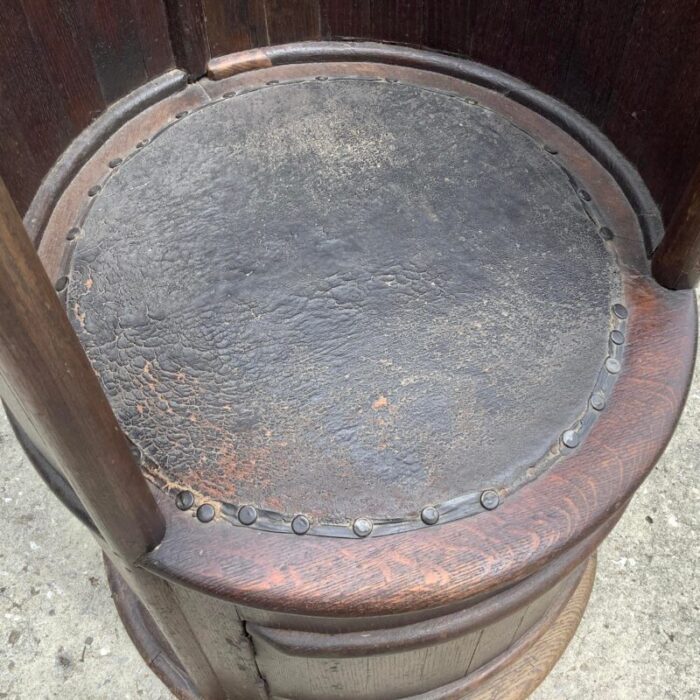 late 1800s barrel chair 8073