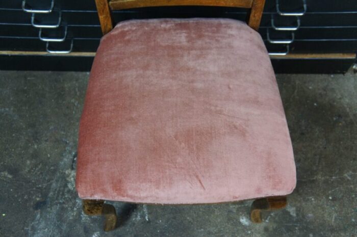 late 19th century antique english edwardian mahogany high pierced splat dining side desk chair 4268