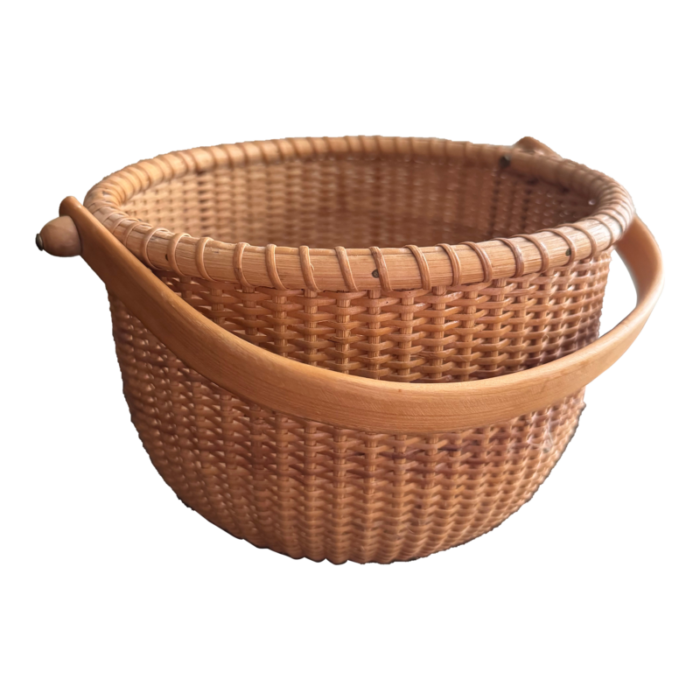 late 20th century vintage nantucket basket 0732