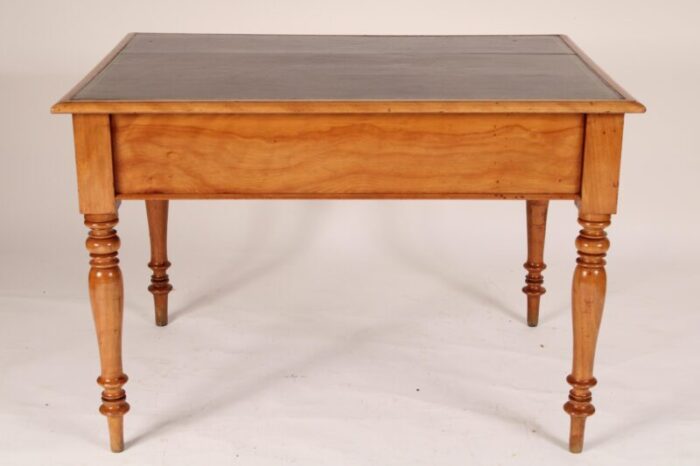 louis philippe birch leather top writing table 3279