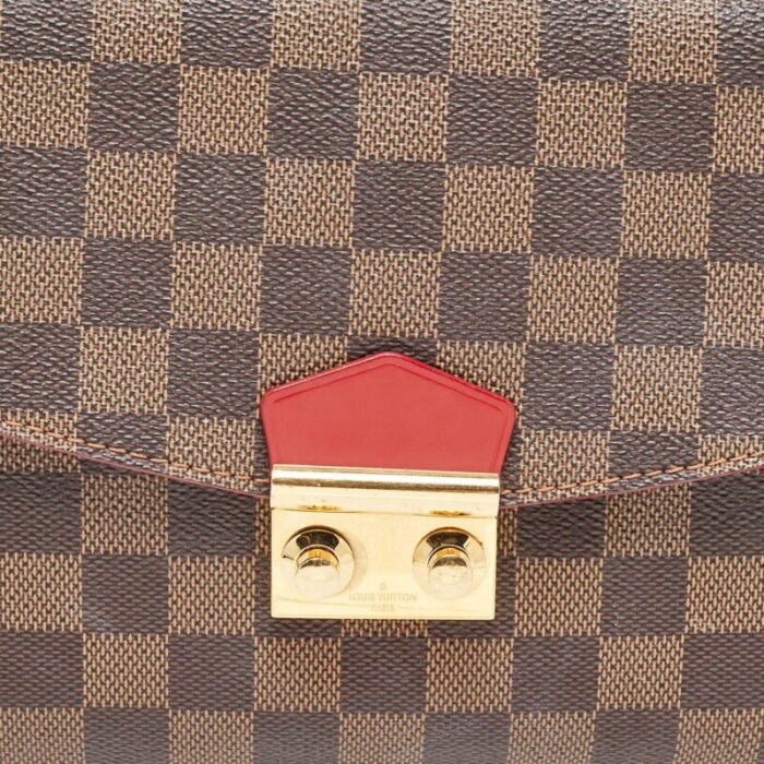 louis vuitton cerise damier ebene canvas caissa bag 0197